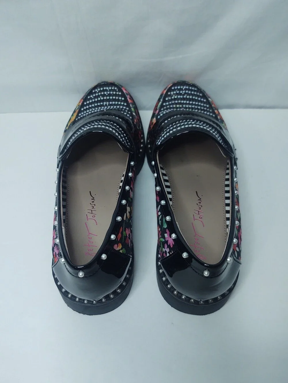 Betsey Johnson Darian Loafer Ditsy Floral Sz 7M